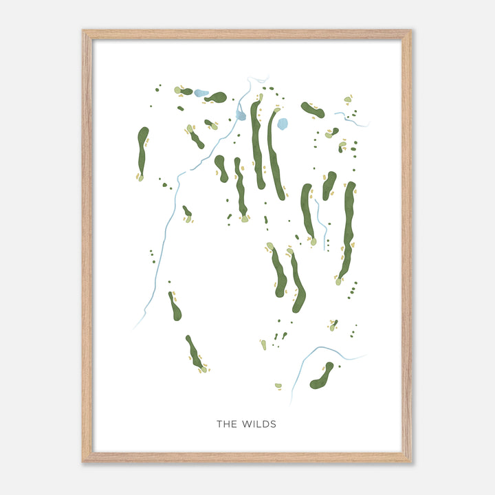 Print of The Wilds Modern Map
