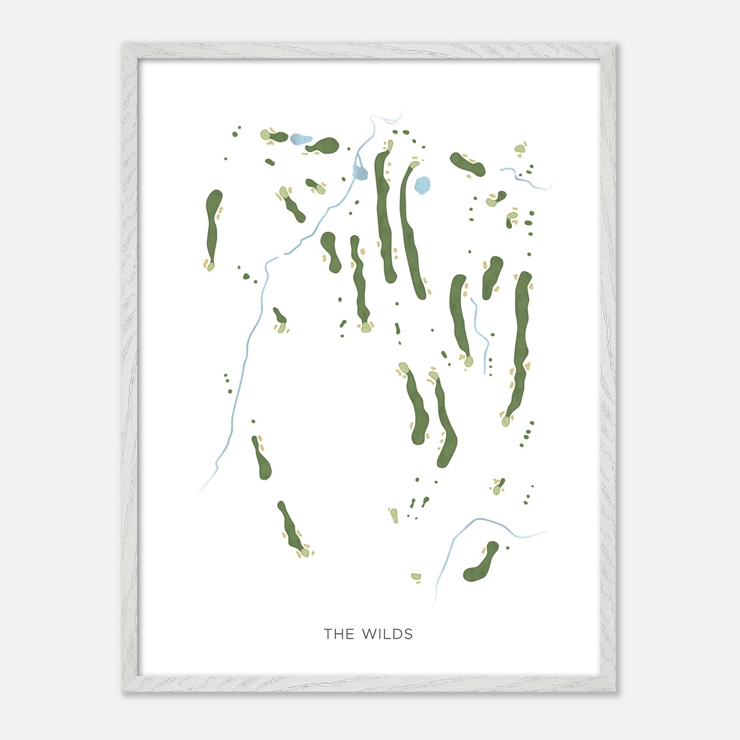 Print of The Wilds Modern Map