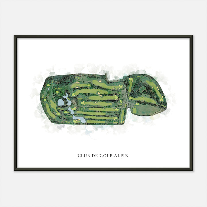 Print of Club De Golf Alpin Classic Map