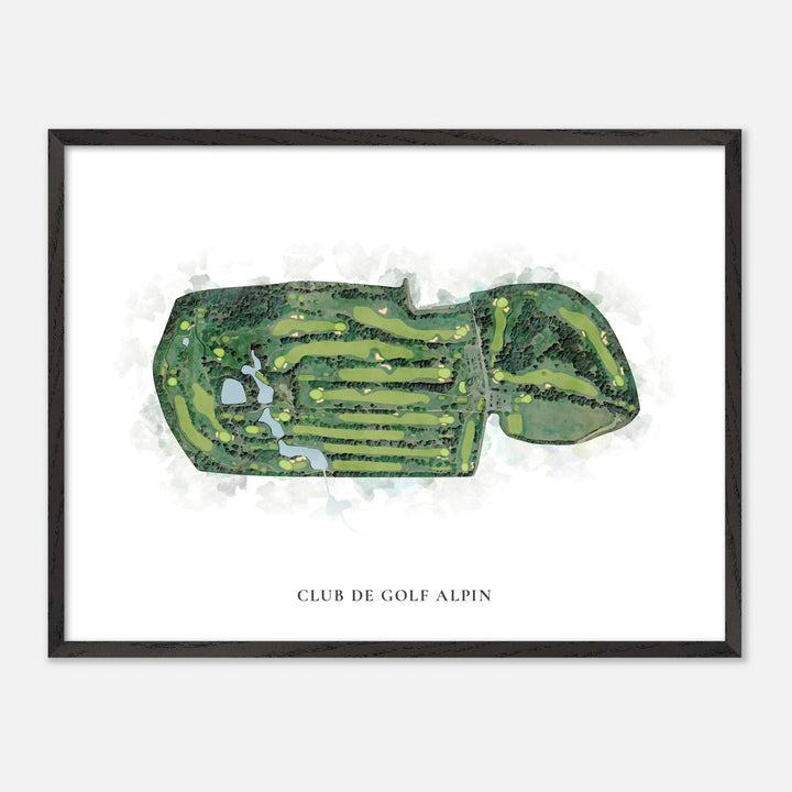 Print of Club De Golf Alpin Classic Map