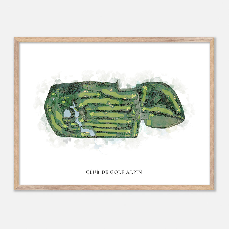 Print of Club De Golf Alpin Classic Map