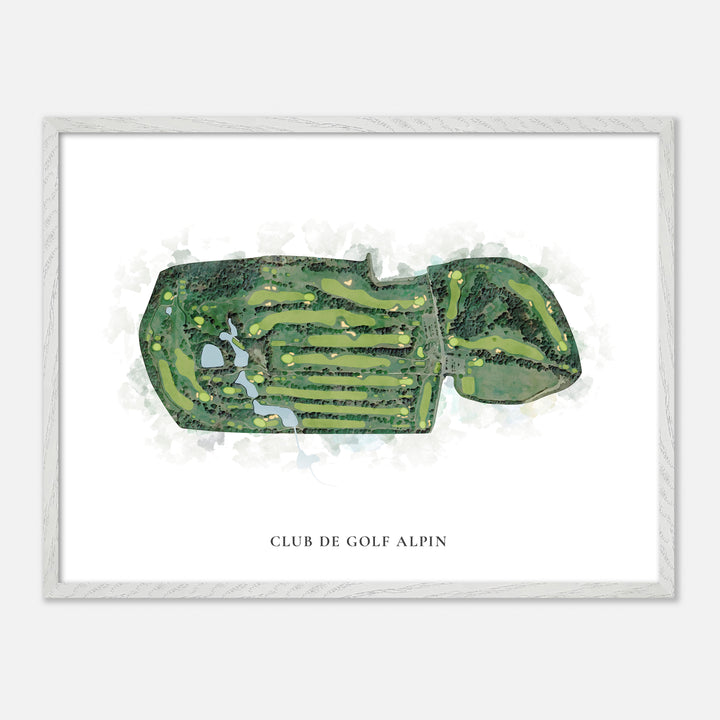 Print of Club De Golf Alpin Classic Map