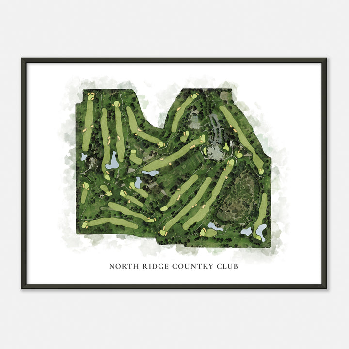 Print of North Ridge Country Club Classic Map