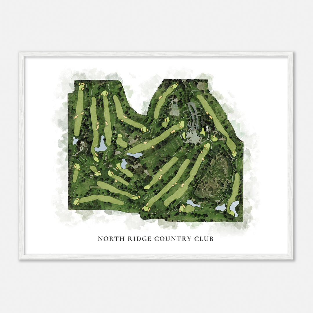 Print of North Ridge Country Club Classic Map