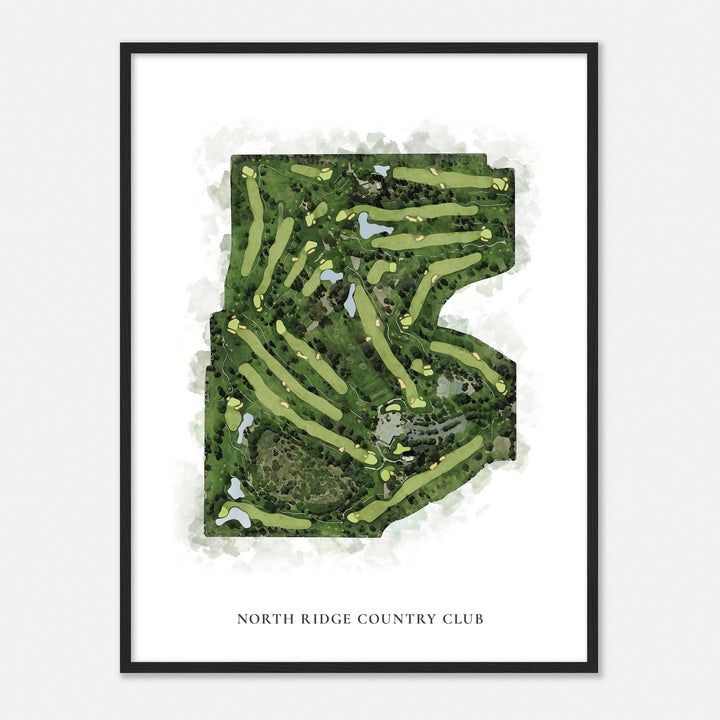 Print of North Ridge Country Club Classic Map