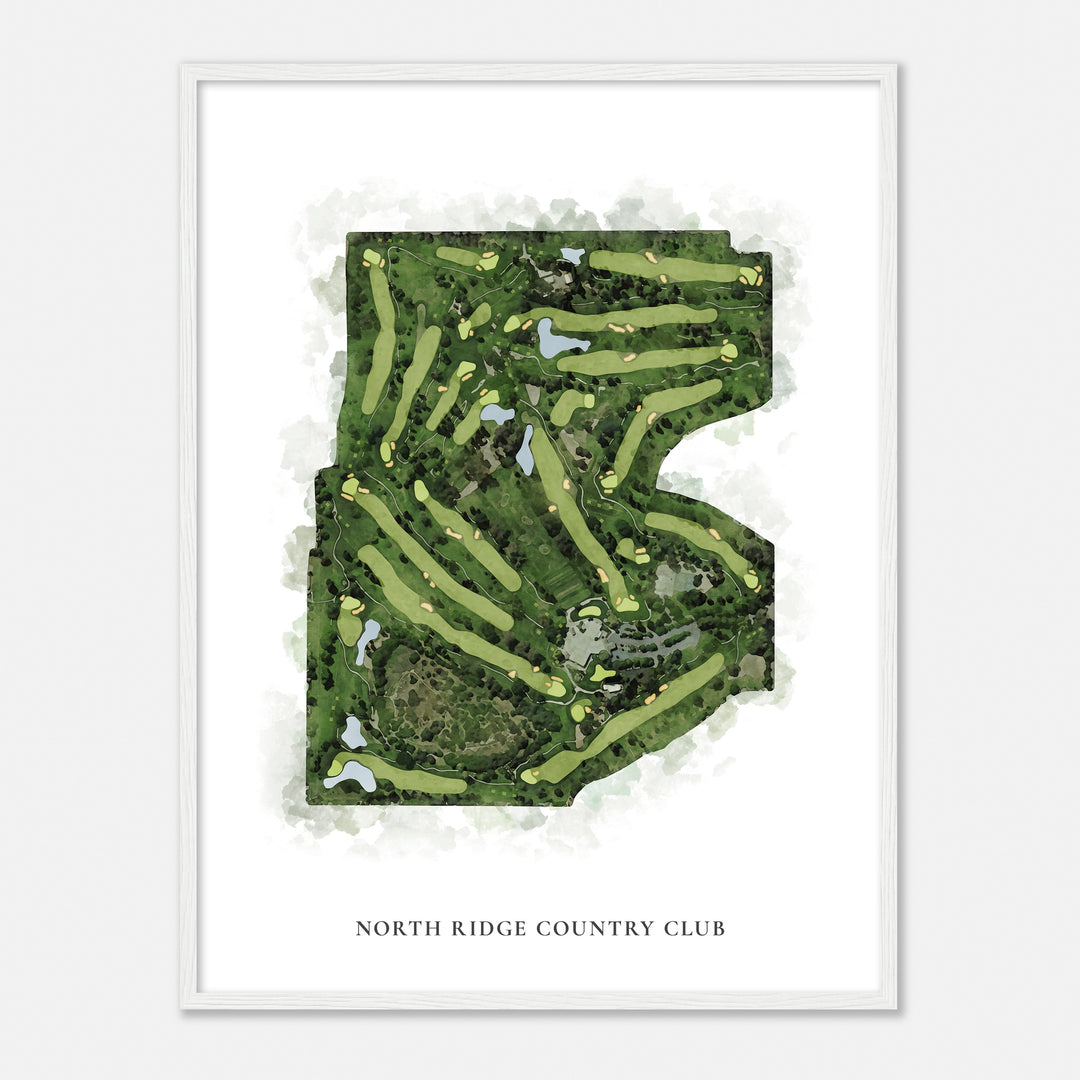 Print of North Ridge Country Club Classic Map