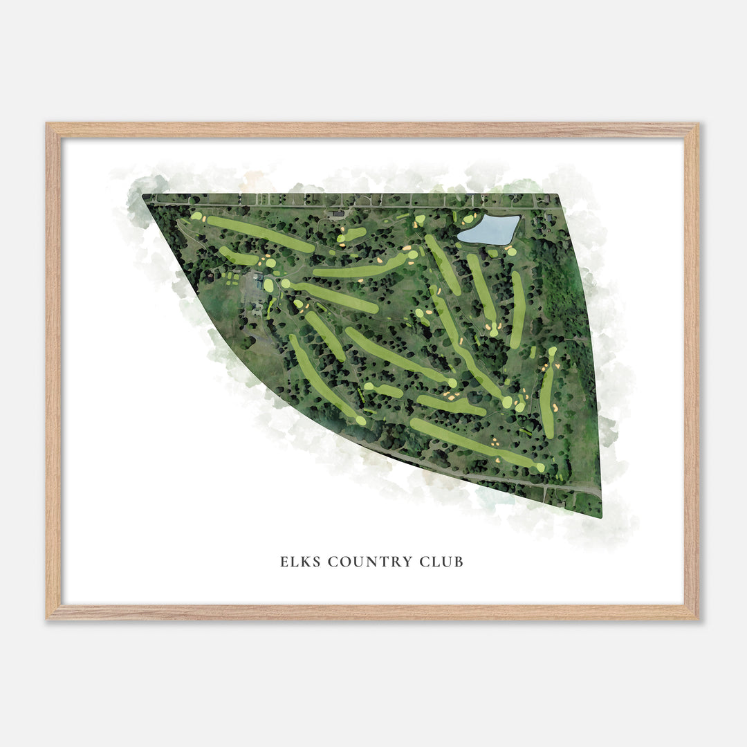 Print of Elks Country Club Classic Map