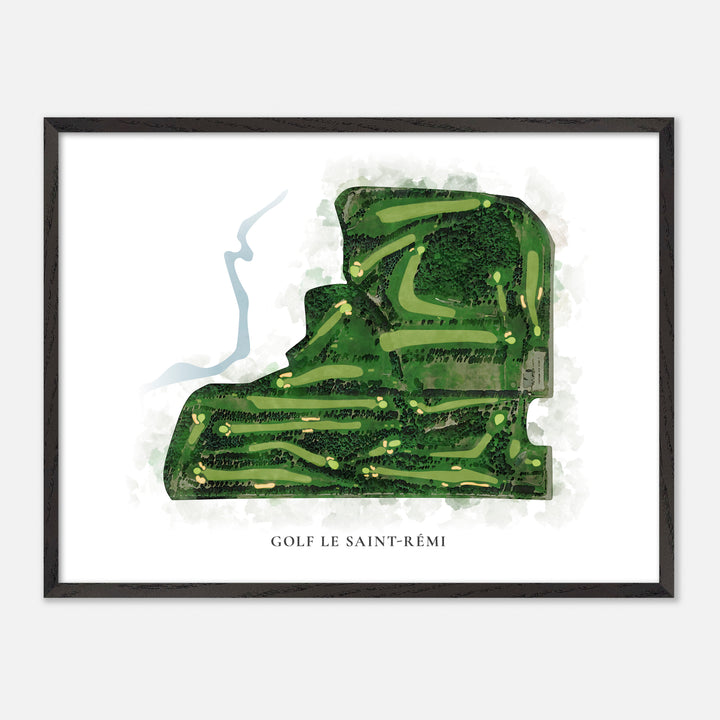 Print of Golf Le Saint-Rémi Classic Map
