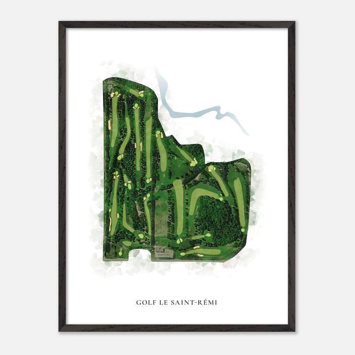 Print of Golf Le Saint-Rémi Classic Map