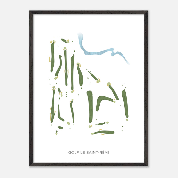Print of Golf Le Saint-Rémi Modern Map