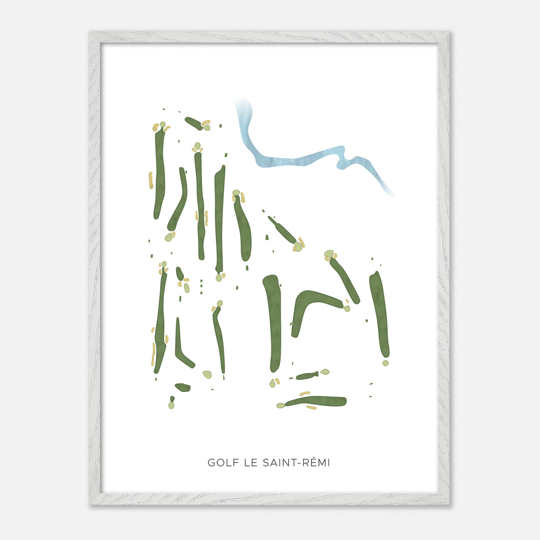 Print of Golf Le Saint-Rémi Modern Map