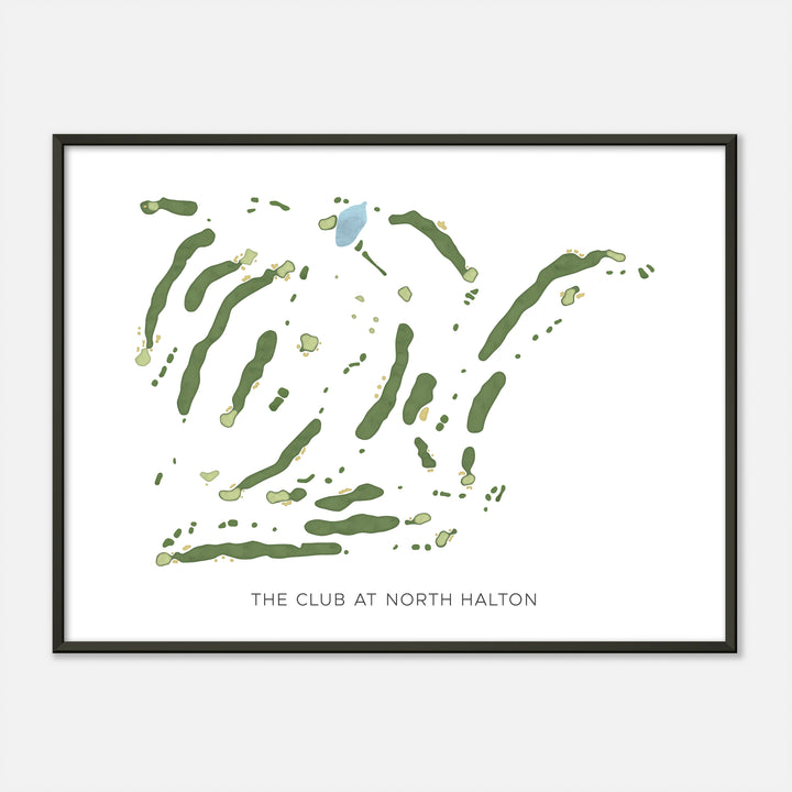 Print of The Club At North Halton Modern Map