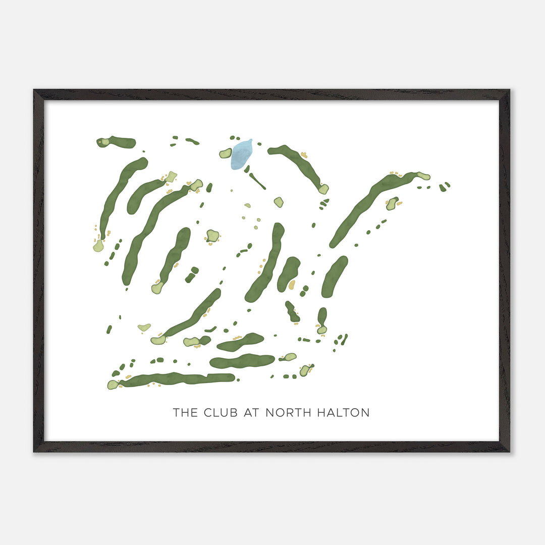 Print of The Club At North Halton Modern Map