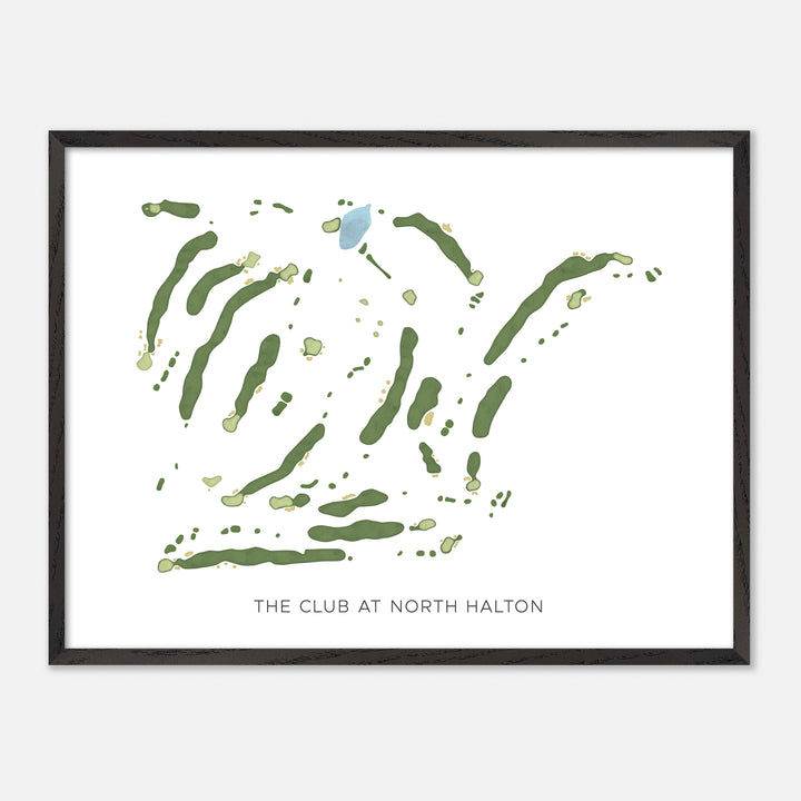 Print of The Club At North Halton Modern Map