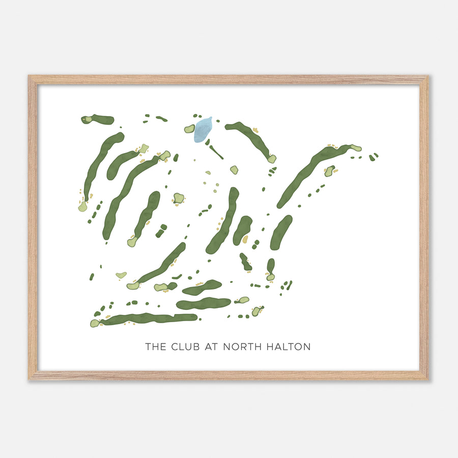 Print of The Club At North Halton Modern Map