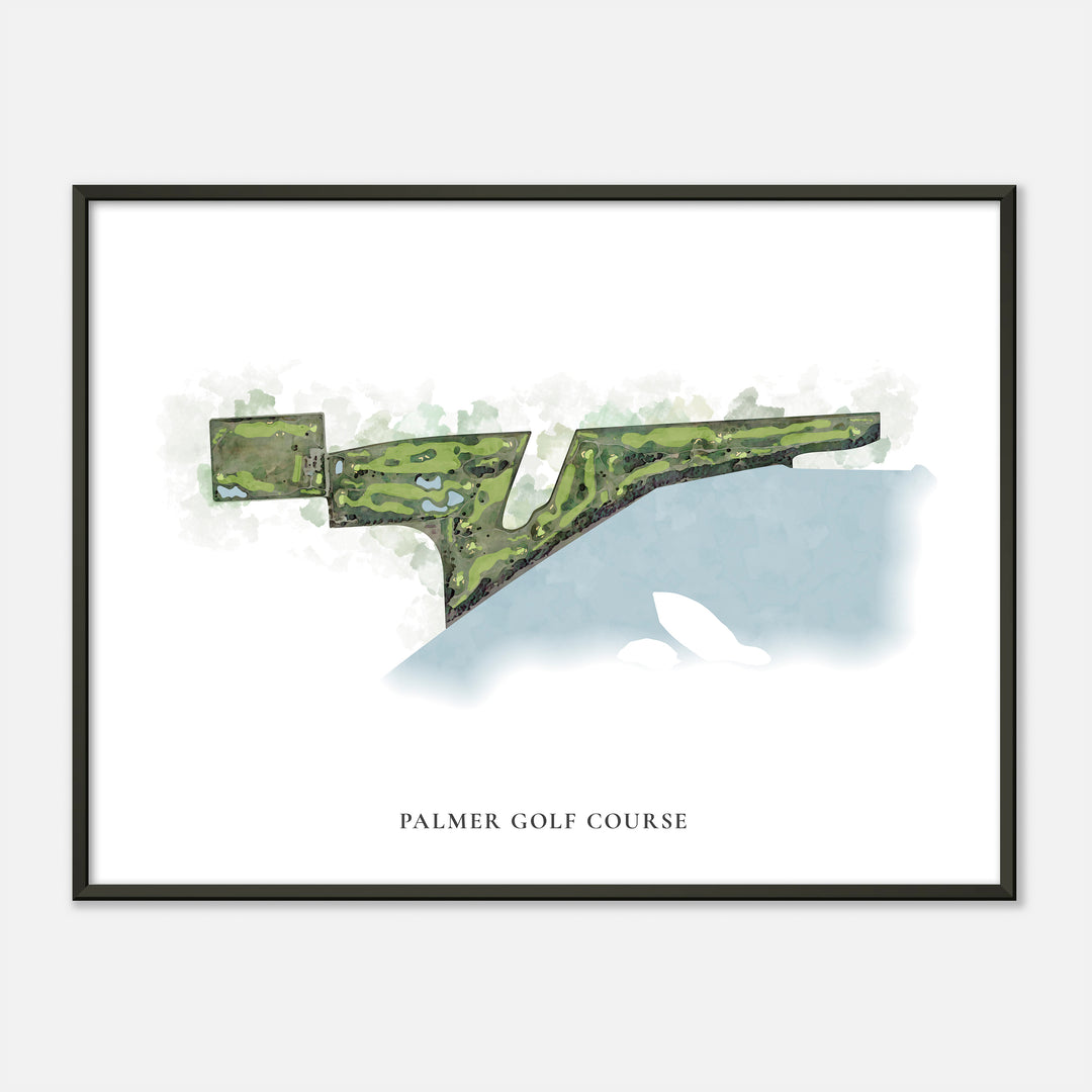 Print of Palmer Golf Course Classic Map