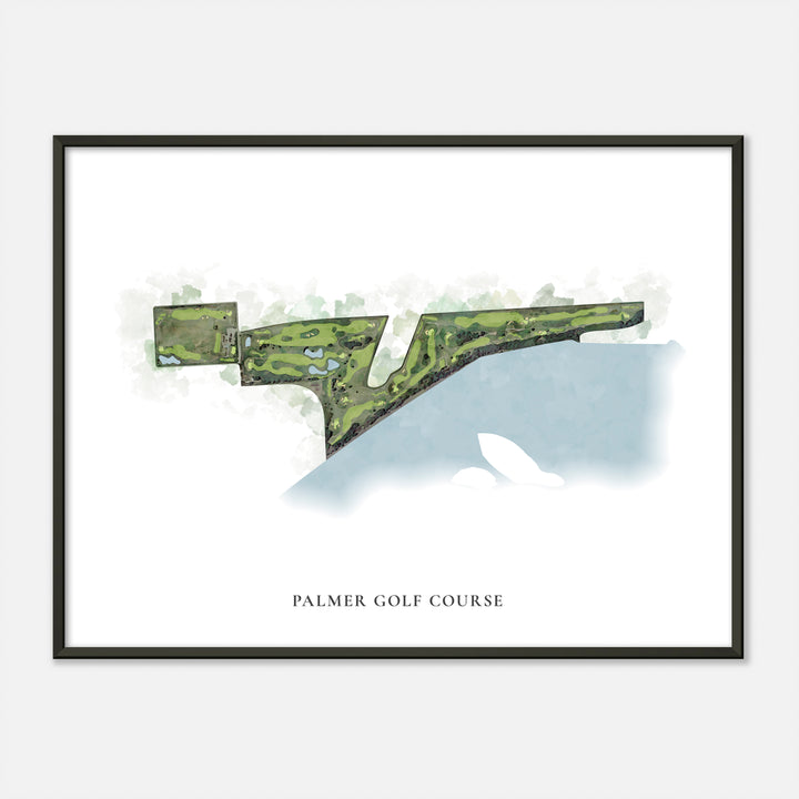 Print of Palmer Golf Course Classic Map