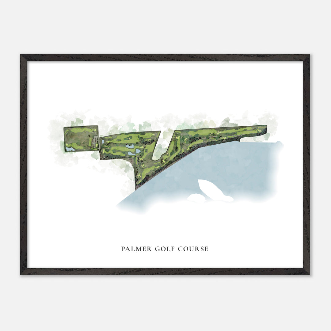 Print of Palmer Golf Course Classic Map