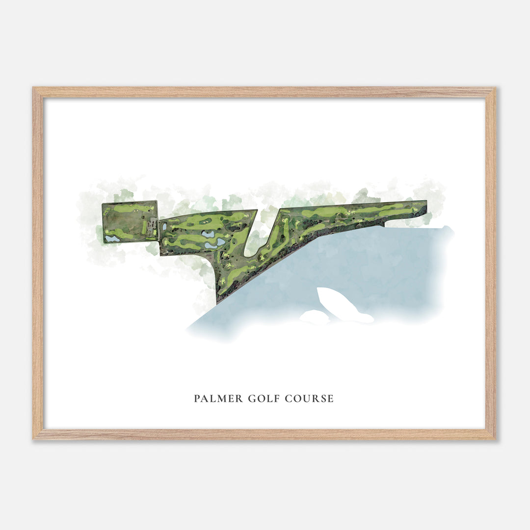Print of Palmer Golf Course Classic Map