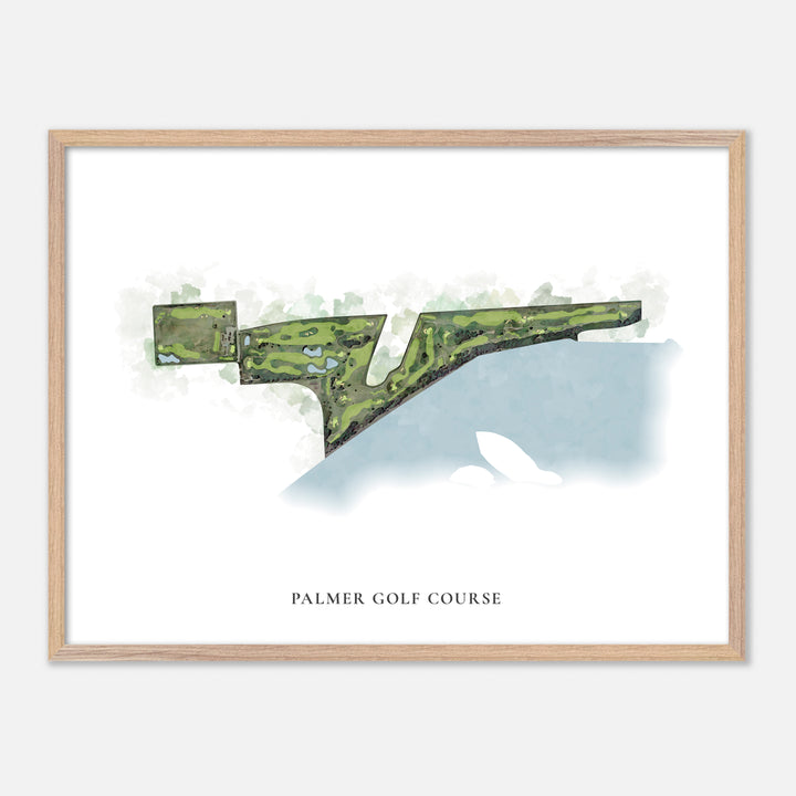 Print of Palmer Golf Course Classic Map