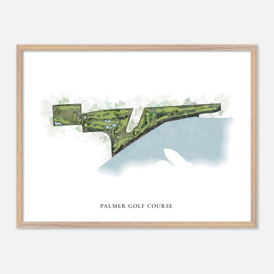 Print of Palmer Golf Course Classic Map
