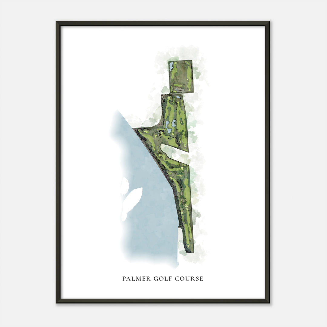 Print of Palmer Golf Course Classic Map