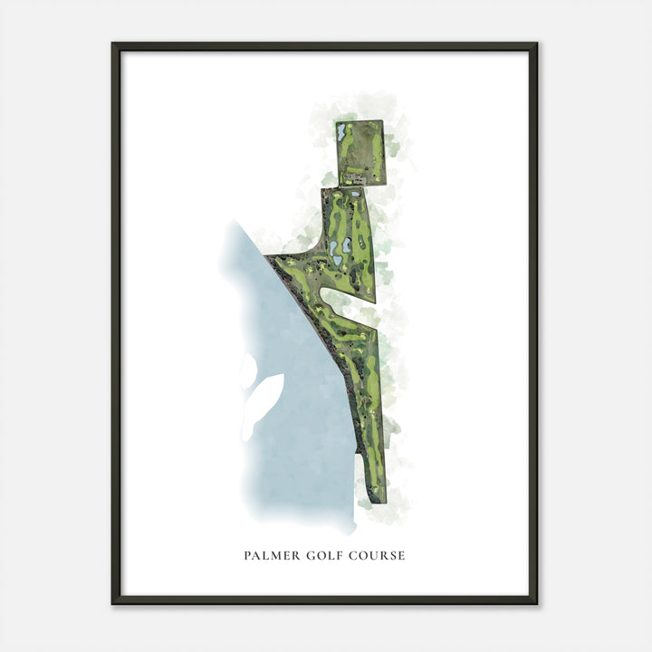 Print of Palmer Golf Course Classic Map