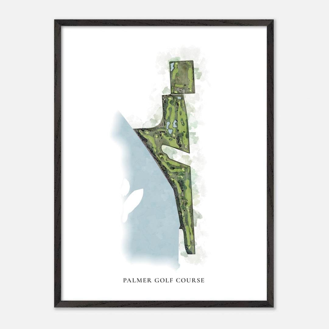 Print of Palmer Golf Course Classic Map