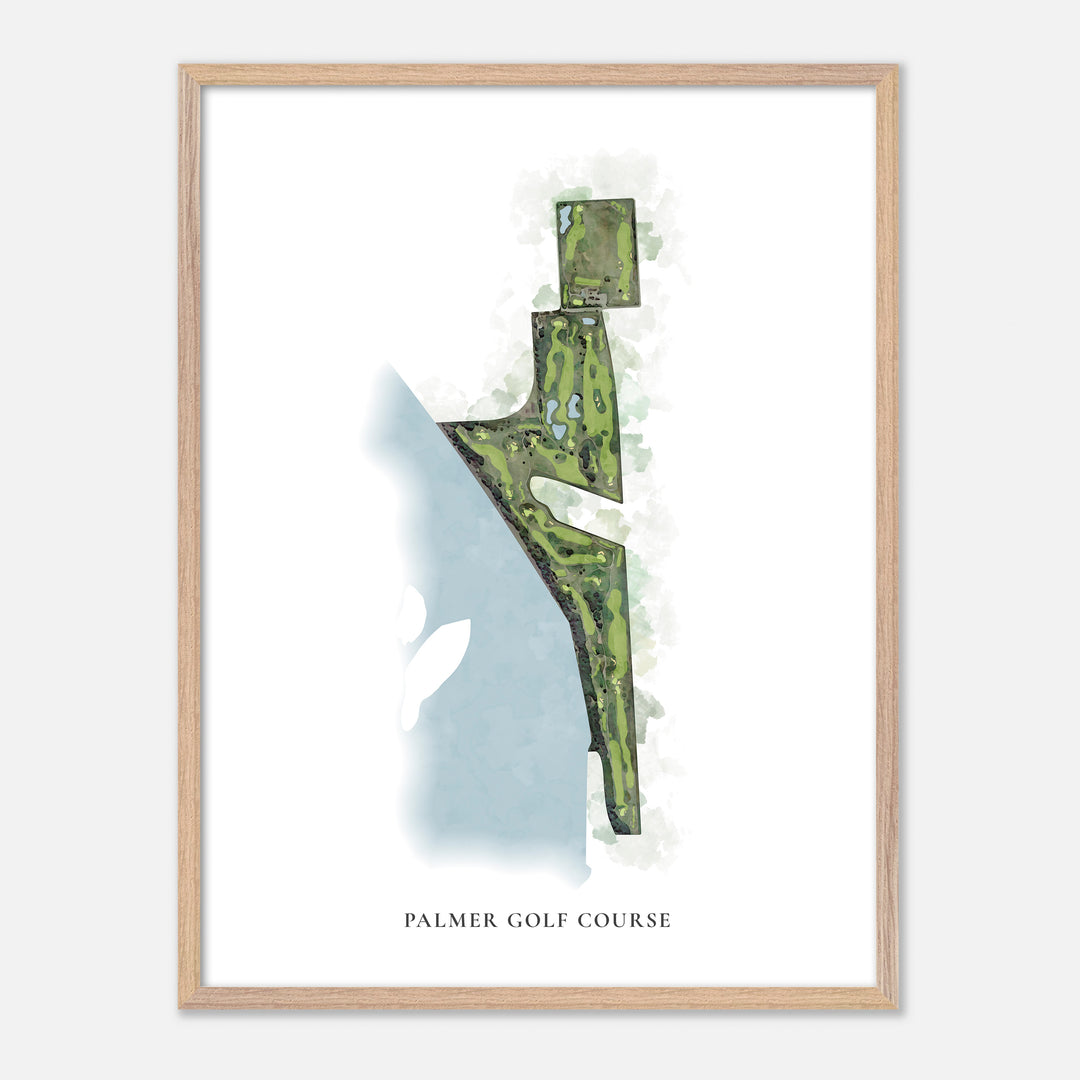 Print of Palmer Golf Course Classic Map