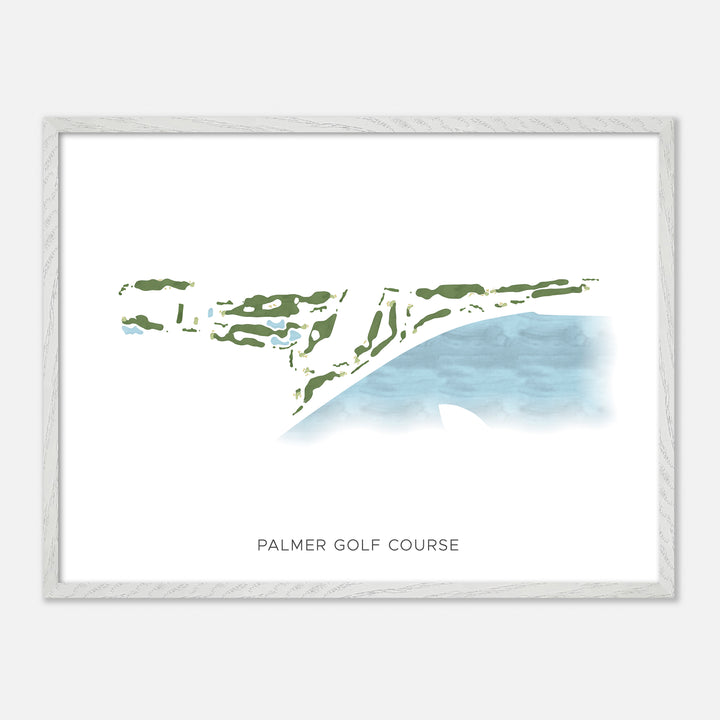 Print of Palmer Golf Course Modern Map