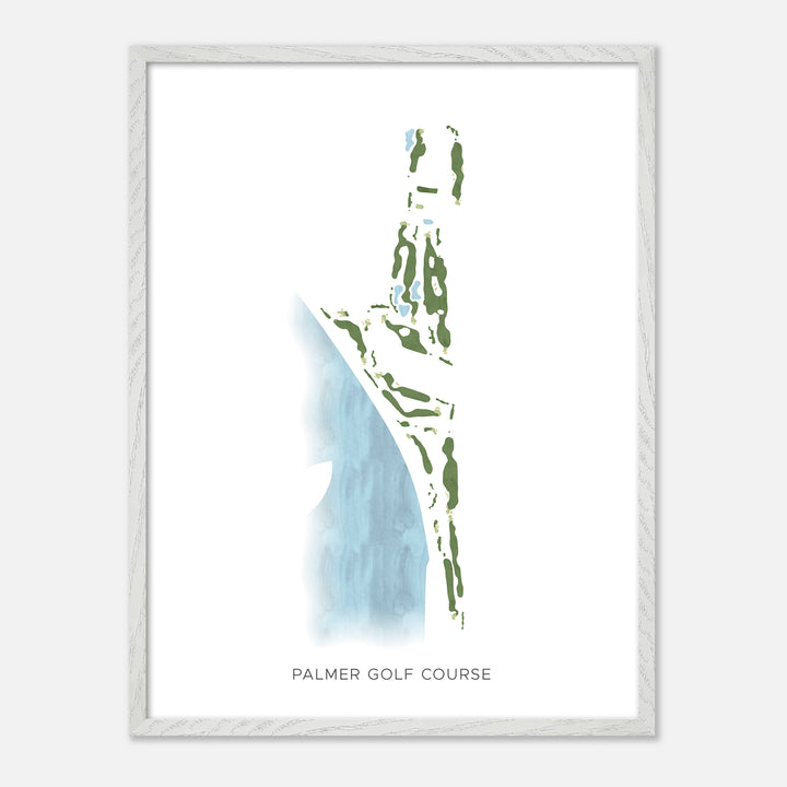 Print of Palmer Golf Course Modern Map