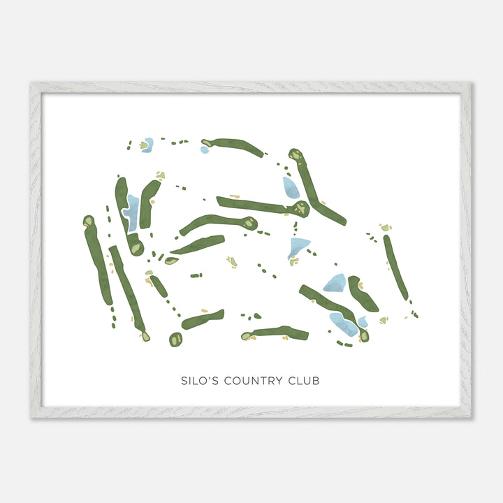 Print of Silo'S Country Club Modern Map