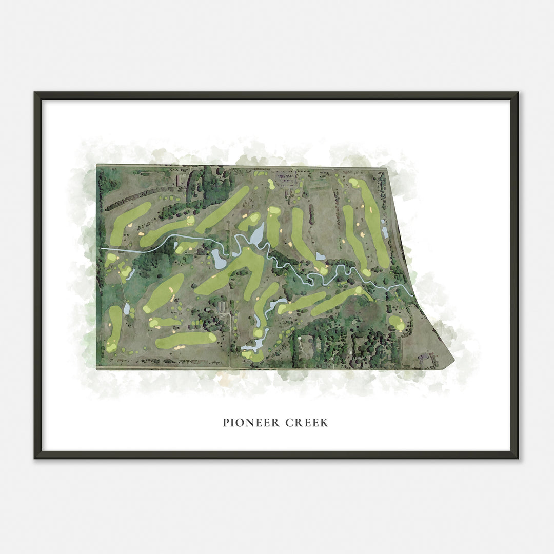 Print of Pioneer Creek Classic Map