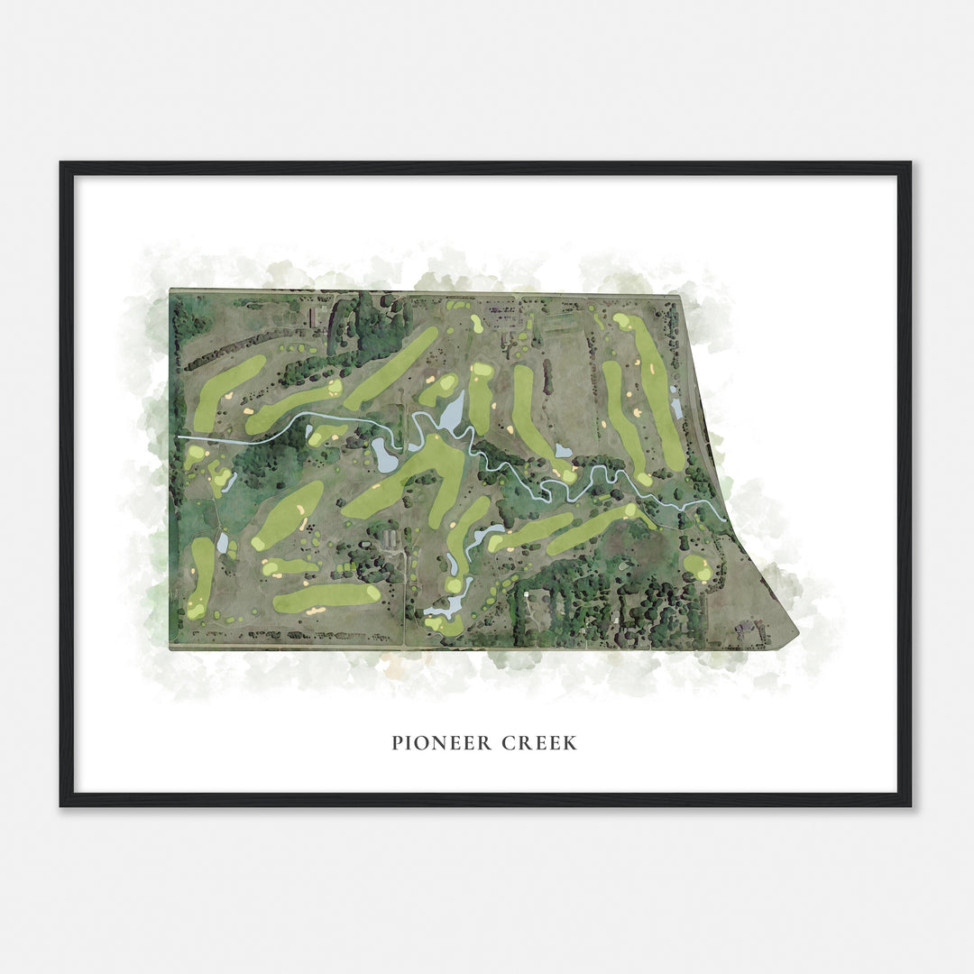 Print of Pioneer Creek Classic Map