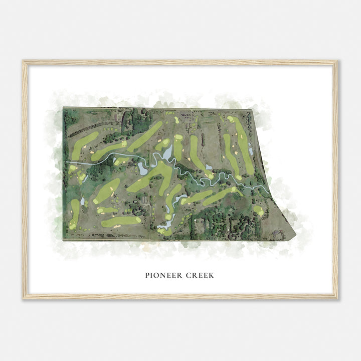 Print of Pioneer Creek Classic Map