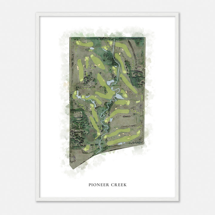 Print of Pioneer Creek Classic Map