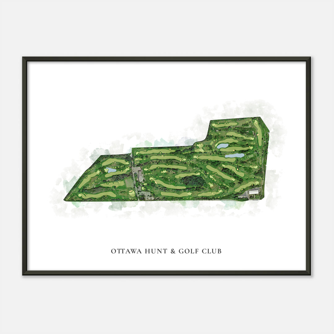 Print of Ottawa Hunt &amp; Golf Club Classic Map