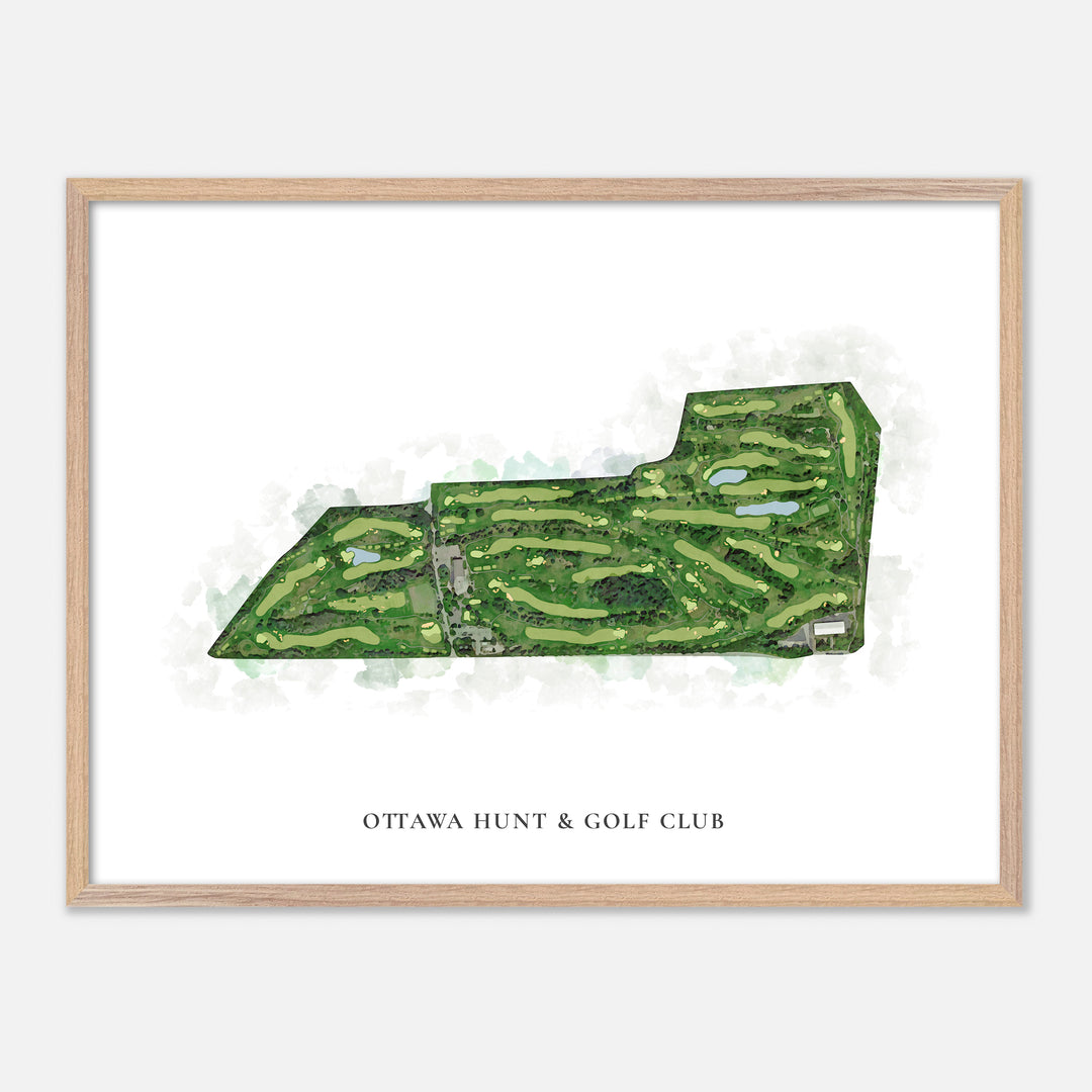 Print of Ottawa Hunt &amp; Golf Club Classic Map