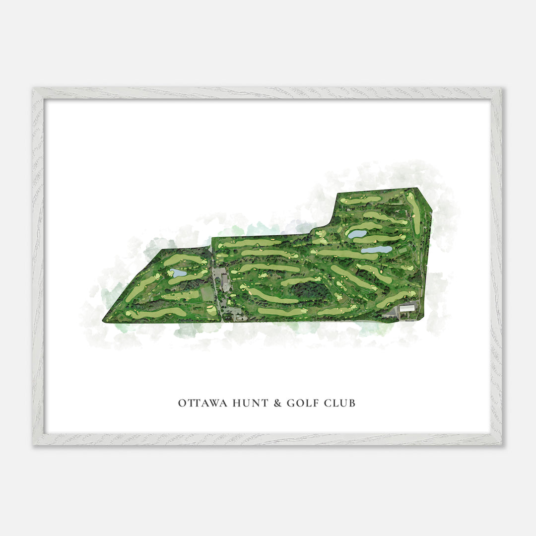 Print of Ottawa Hunt &amp; Golf Club Classic Map