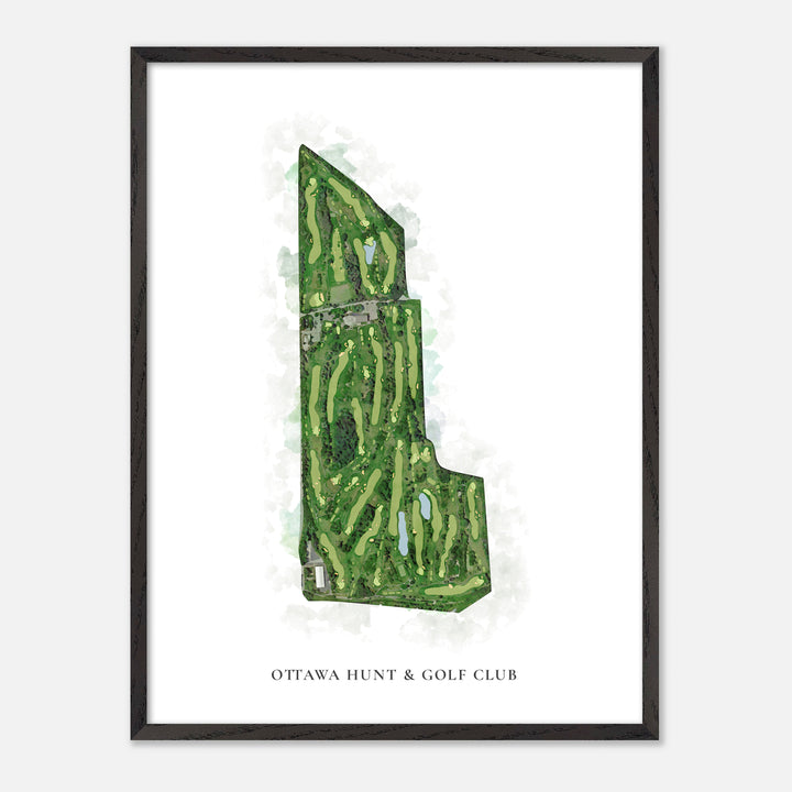 Print of Ottawa Hunt &amp; Golf Club Classic Map