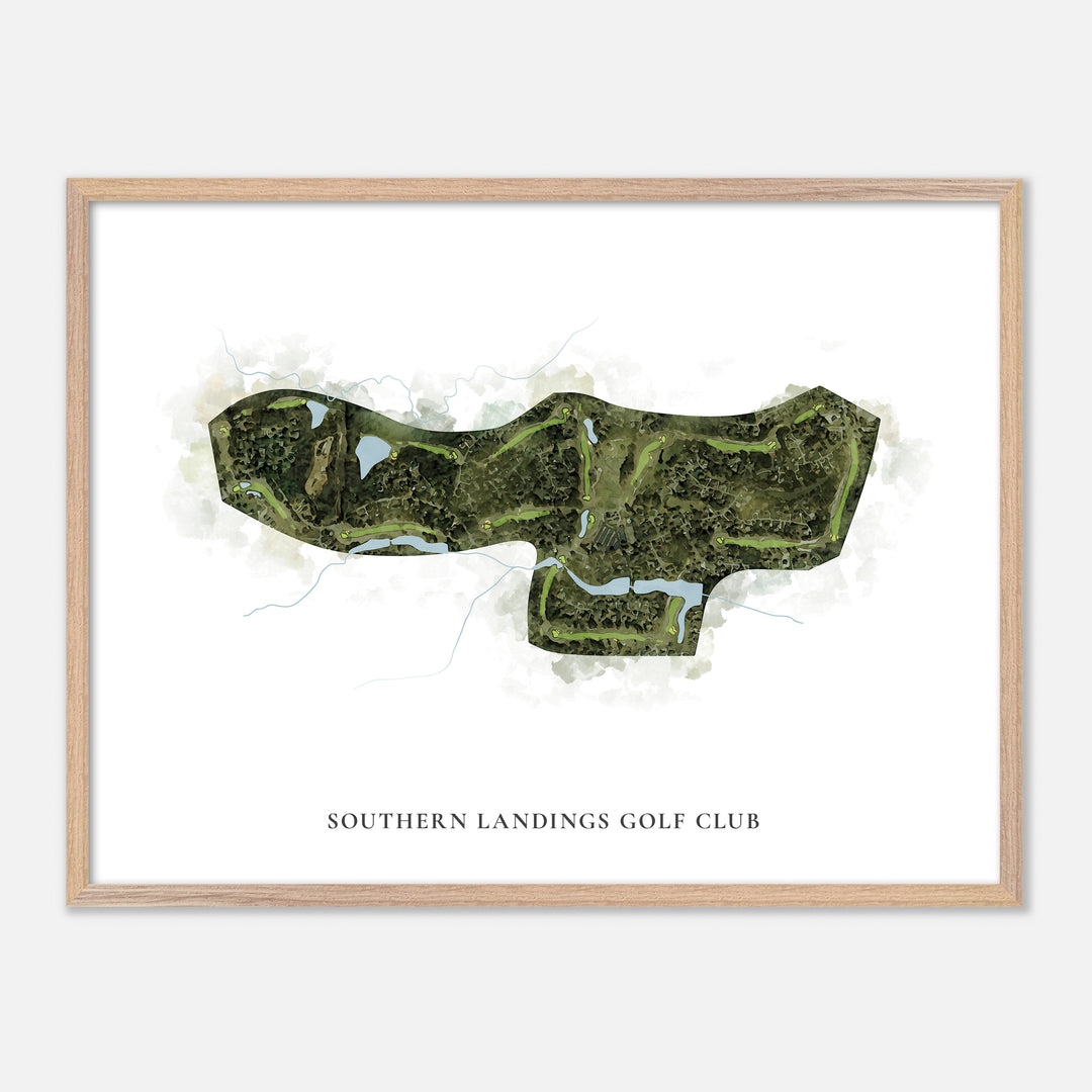 Print of Southern Landings Golf Club Classic Map