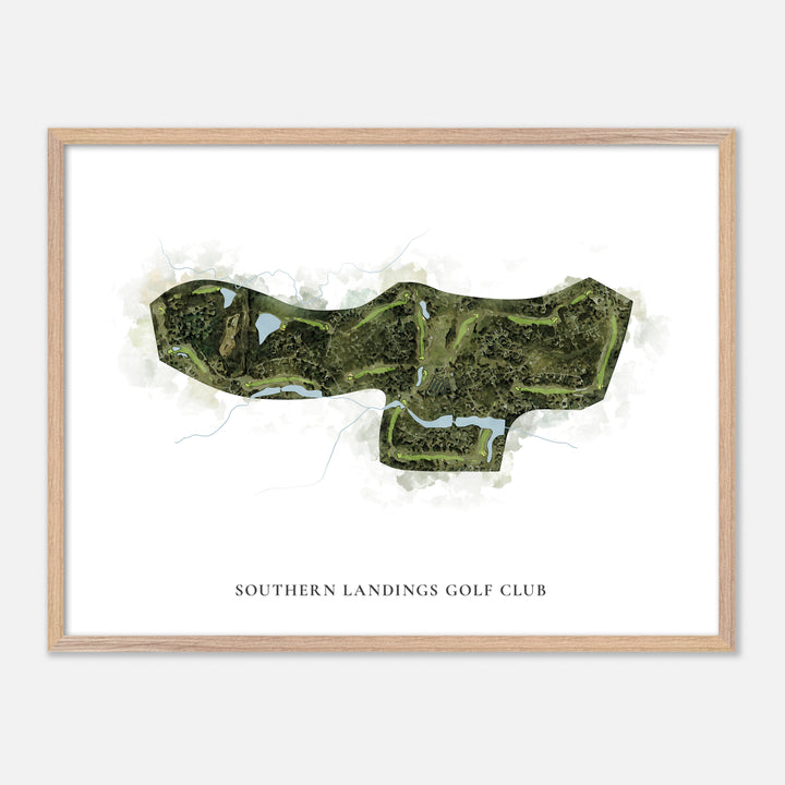 Print of Southern Landings Golf Club Classic Map