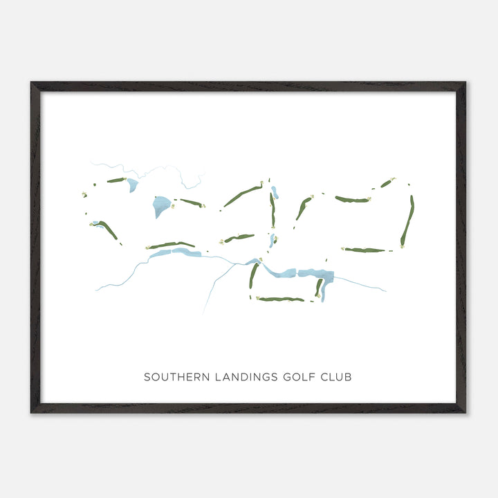 Print of Southern Landings Golf Club Modern Map