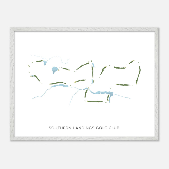 Print of Southern Landings Golf Club Modern Map