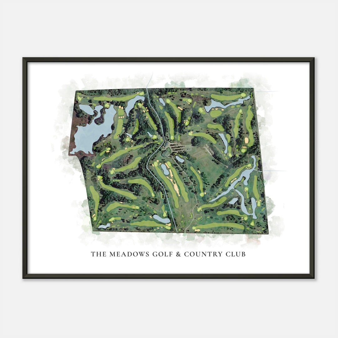 Print of The Meadows Golf & Country Club Classic Map