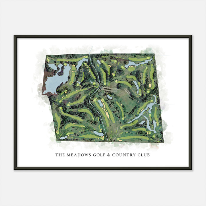 Print of The Meadows Golf & Country Club Classic Map