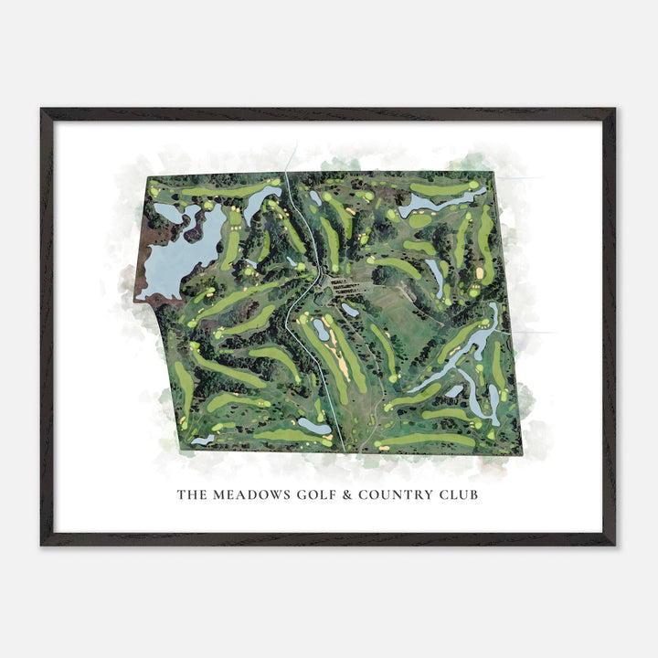 Print of The Meadows Golf & Country Club Classic Map