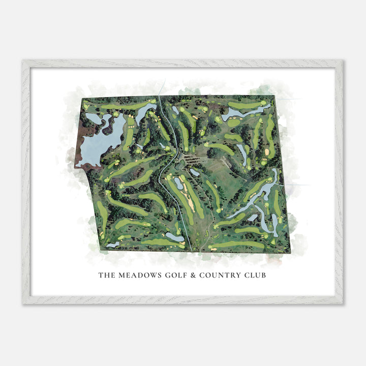 Print of The Meadows Golf & Country Club Classic Map