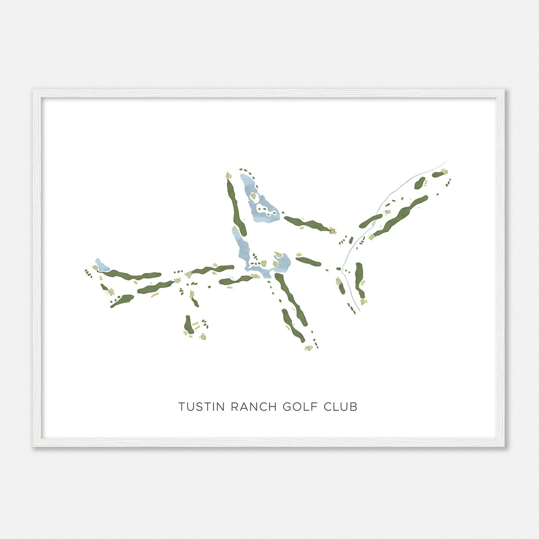 Print of Tustin Ranch Golf Club Modern Map