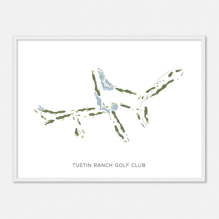 Print of Tustin Ranch Golf Club Modern Map